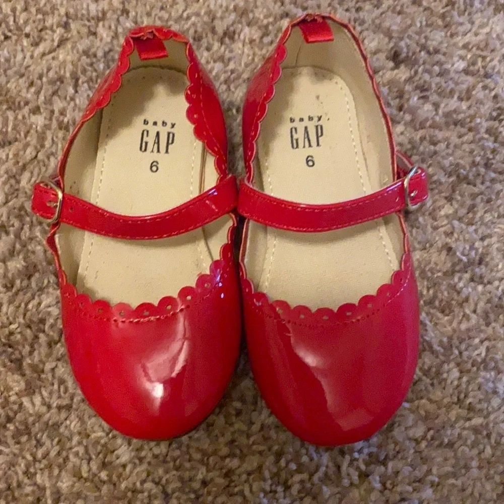 Red Baby Gap Shoes